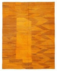 Vintage Hand Woven Area Rug 4’9″ x 6’2″ Traditional Wool Oriental Carpet