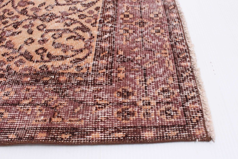 Vintage Traditional Hand-Knotted Area Rug 3'8" x 6'10" Oriental Wool Carpet gallery