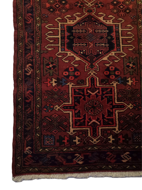 Vintage Karajeh Red Runner with Multi-Medallion - 2'10" x 12'5" gallery
