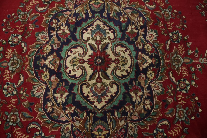 Timeless Decor Traditional Area Rug 10x13 Hand-knotted Wool Vintage Red Carpet gallery