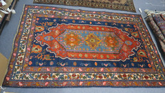Antique Vintage Russian Caucasian Shirvan Kazak Hand Knotted Wool Rug 3’9 x 6’9