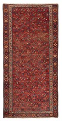 3’6″ x 7’5″ Vintage Hand-knotted Runner Rug Traditional Oriental Wool Carpet
