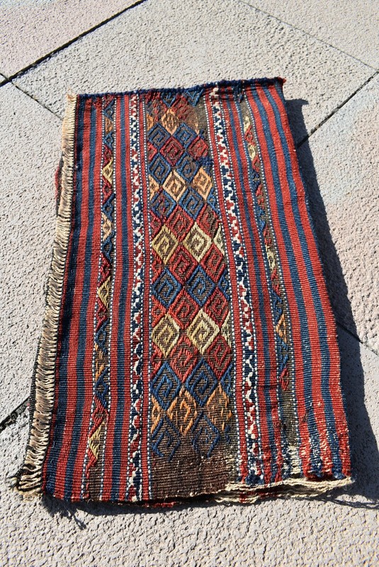 Wonderful Antique Awesome Collector's Anatolian Completely Kilim Rolling Pin Bag gallery