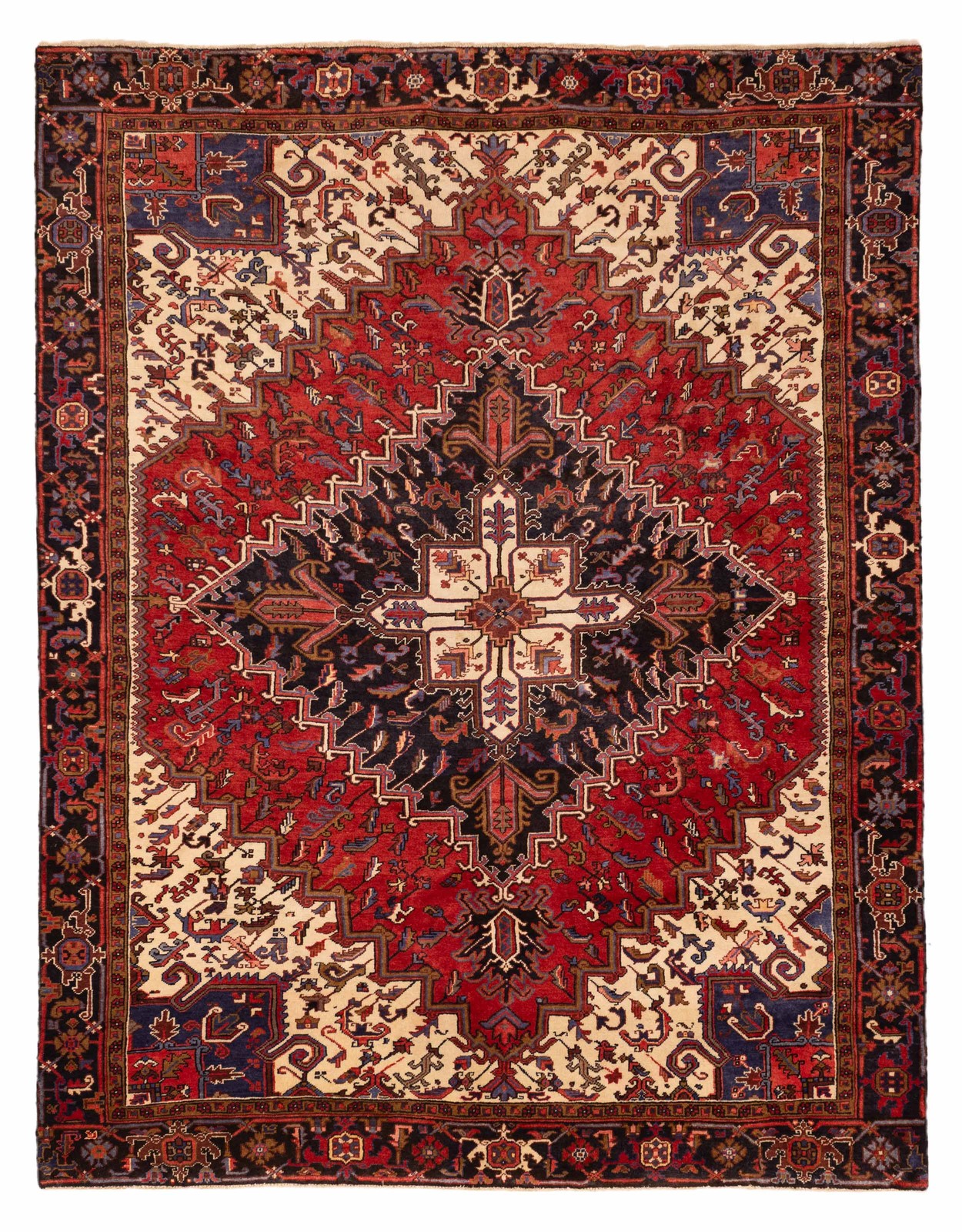 Traditional Vintage Hand-Knotted Area Rug 8'2" x 10'8" Oriental Wool Carpet gallery