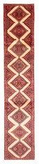 Vintage Hand-knotted Runner Rug 1’9″ x 9’6″ Traditional Oriental Wool Carpet