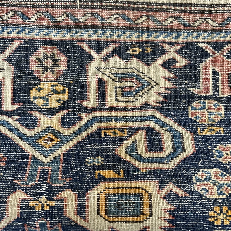 Antique Caucasian Kazak Shirvan Perpedil Rug Size 4'0 x 2'8 Ft gallery