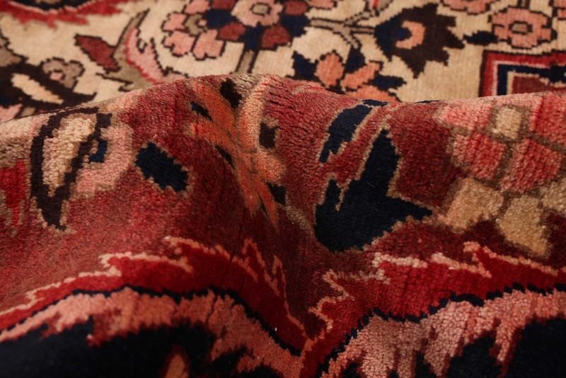 Vintage 7'2" x 10'4" Traditional Hand Knotted Vegetable Dye Wool Area Rug gallery