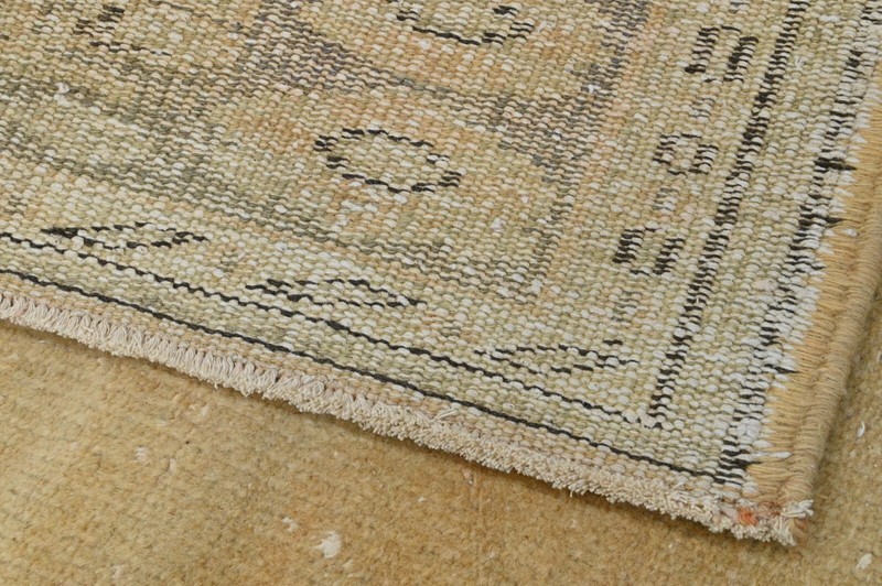 Oushak Turkish Vintage Rug 6x10 Kilim Rug Anatolian Handmade Boho Decor ORANGE gallery