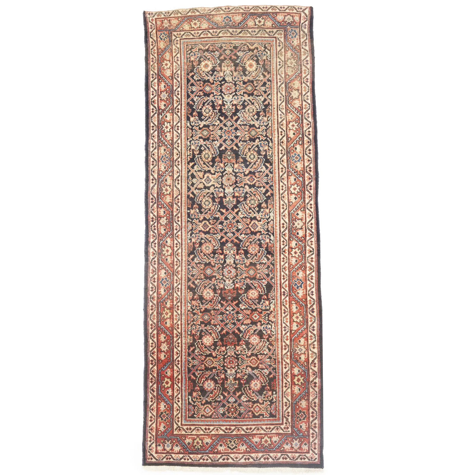 4X10 ft Hand-Knotted Allover Floral Design Oriental Runner Rug Kitchen Carpet gallery