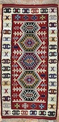 Beautiful Bessarabian – 1960s Antique Romanian Kilim – Tribal Rug – 2 x 3.10 ft