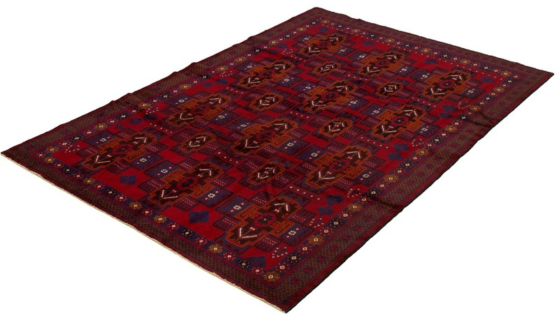 Vintage Traditional Hand-Knotted Area Rug 6'4" x 9'9" Oriental Wool Carpet gallery