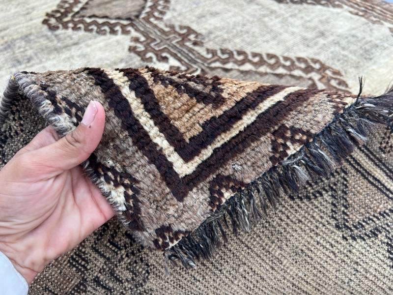 110x200cm Vintage Handmade Moroccan Style Medallion Wool Area Rug Low Pile Decor gallery