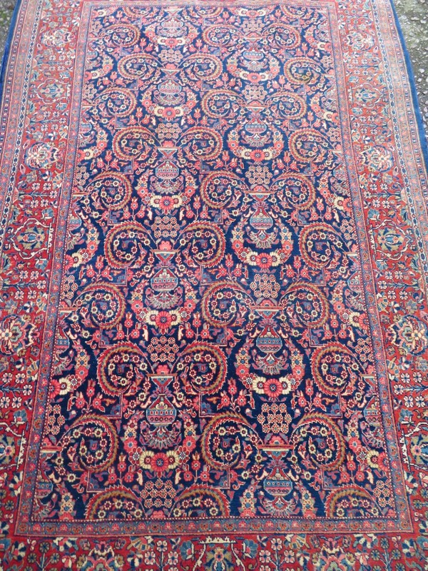 Attractive Antique Oriental Rug.204cm X 132cm. gallery