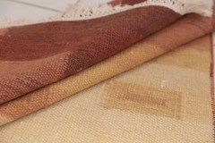 Hanging rug,Organic wool rug,Fringed rug,Turkish area rug,3.4 x 5.6 ft,RK 12637