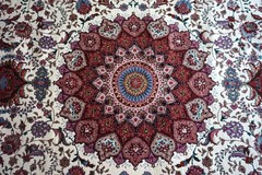 HANDMADE TABRIIZ WOOL WITH SILK HIGLIGHT,300 KPSI 6’6″x9’8″