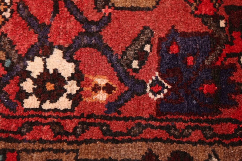 3'3" x 9'8" Vintage Hand-knotted Runner Rug Traditional Oriental Wool Carpet gallery