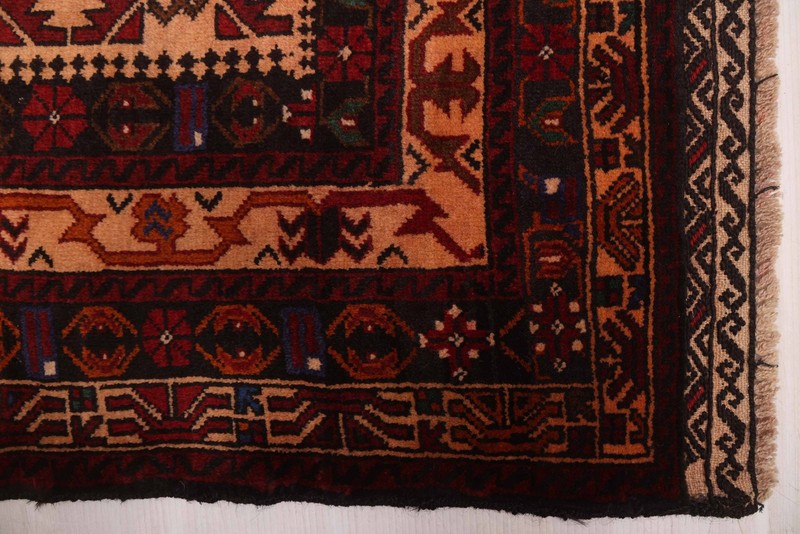 Traditional Vintage Hand-Knotted Area Rug 4'0" x 6'9" Oriental Wool Carpet gallery