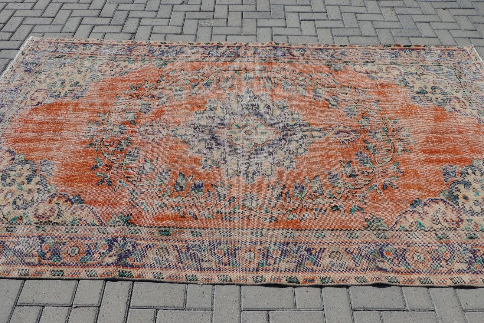 5.3x9.5 ft Large Rug, Vintage Rug, Cool Rugs, Bedroom Rug, Old Rug, Turkish Rug gallery