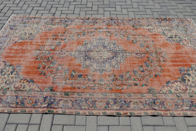 5.3x9.5 ft Large Rug, Vintage Rug, Cool Rugs, Bedroom Rug, Old Rug, Turkish Rug gallery