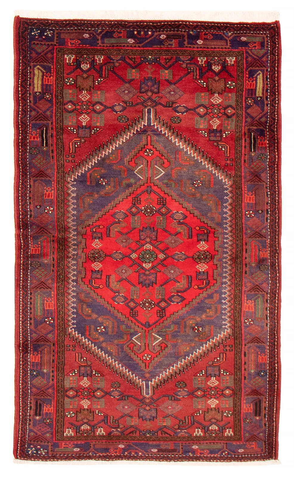 Traditional Vintage Hand-Knotted Area Rug 3'10" x 6'7" Oriental Wool Carpet gallery