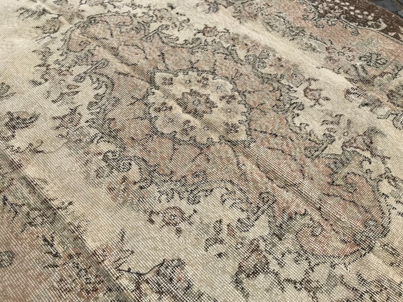 Turkish Vintage Rug, Handmade Wool Rug, Bohemian Large Rug, 5,5 x 10, ft gallery