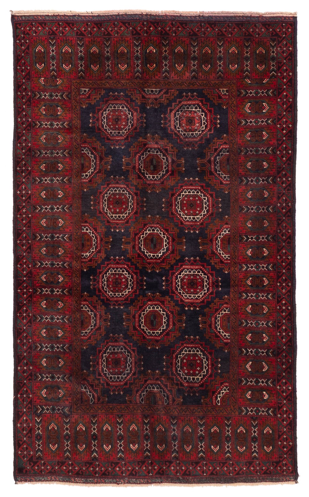 Traditional Vintage Hand-Knotted Area Rug 4'0" x 6'9" Oriental Wool Carpet gallery