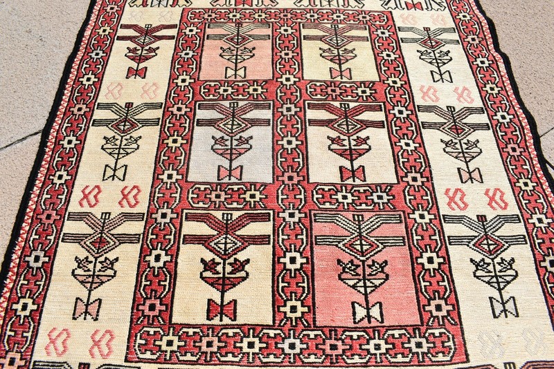 Caucasian Silk Soumak Rug 29'' x 39'' Oriental Silk Soumak Rug Fine Quality Rug gallery