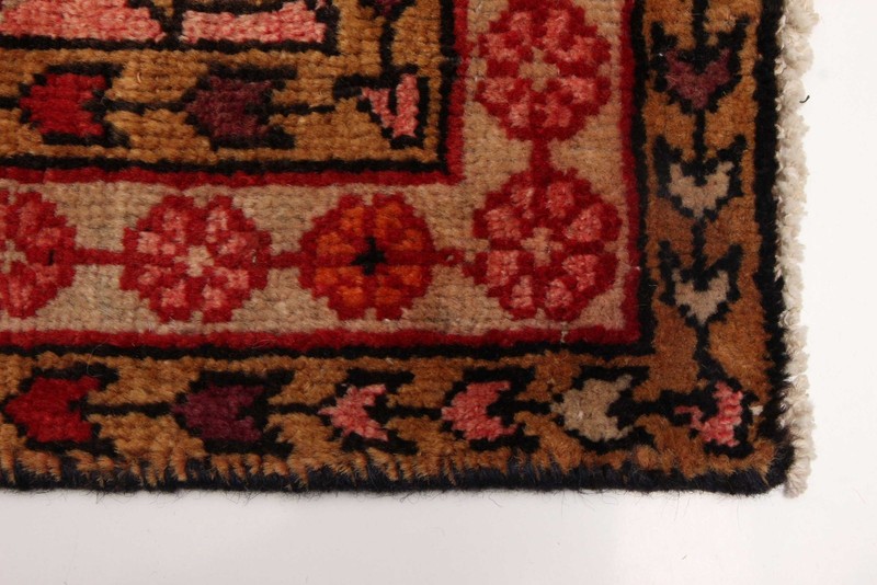 Vintage Traditional Hand-Knotted Area Rug 3'7" x 5'1" Oriental Wool Carpet gallery