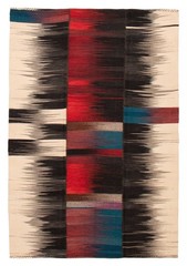 Vintage Hand Woven Area Rug 6’5″ x 9’3″ Traditional Wool Oriental Carpet