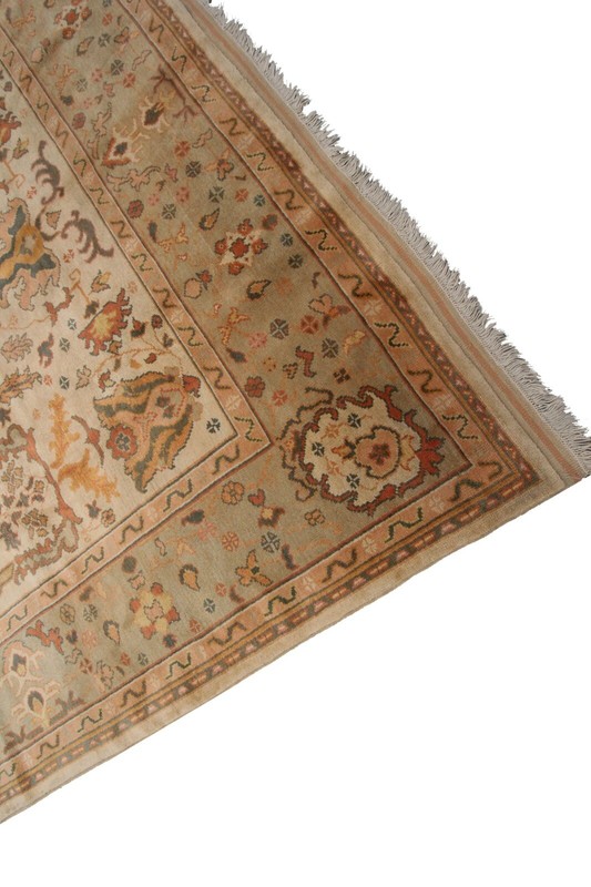 9x12 Vintage Authentic Antique Turkish Oushak Rug Arts & Crafts 269cmx350cm gallery