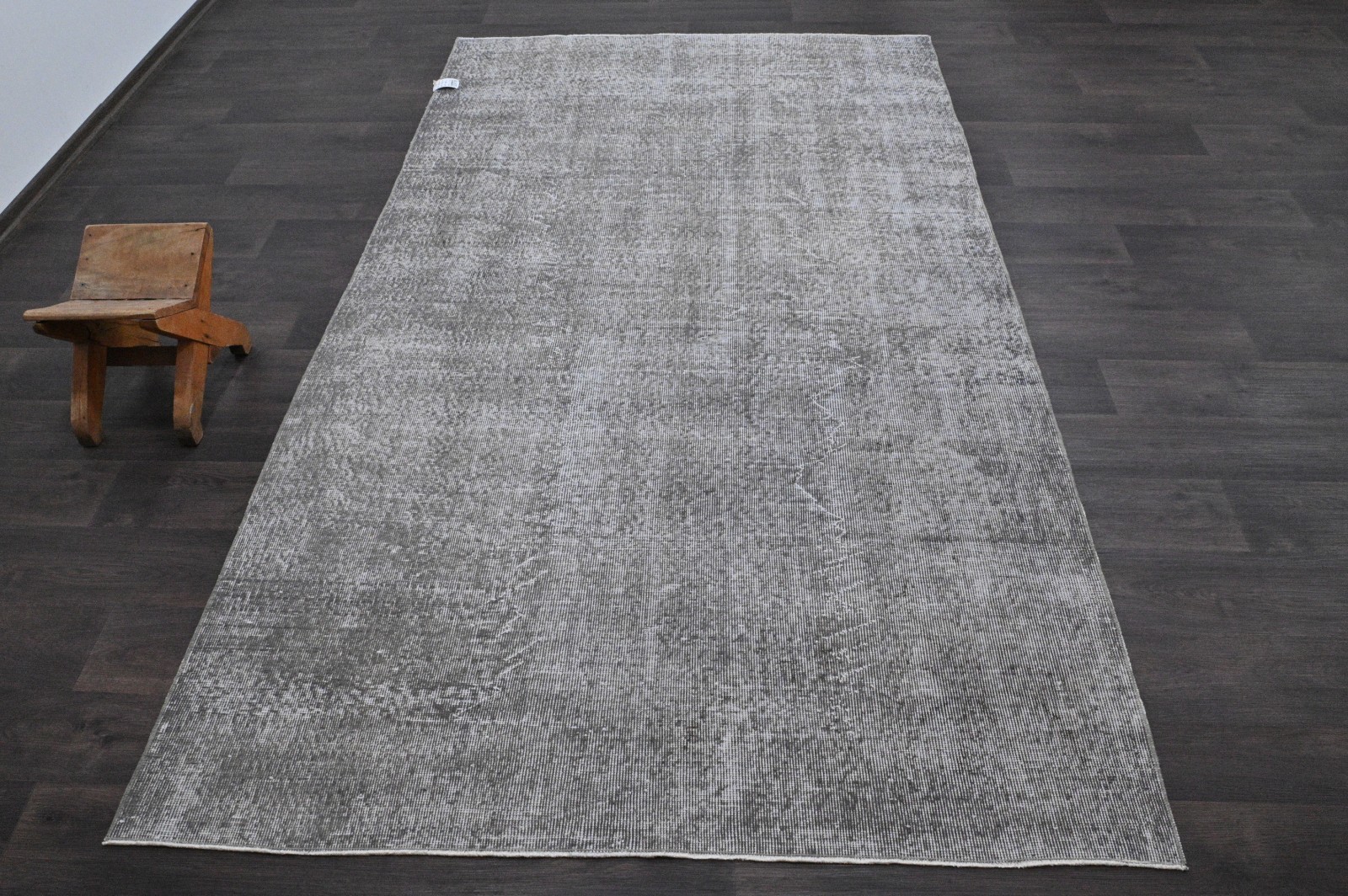 Oushak Turkish Vintage Rug 5x8 Kilim Rug Anatolian Handmade Boho Decor GRAY gallery