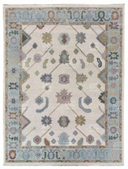 9×12 Ft Ivory Hand made Traditional Living Area Rugs, Contemporary Floor Carpet