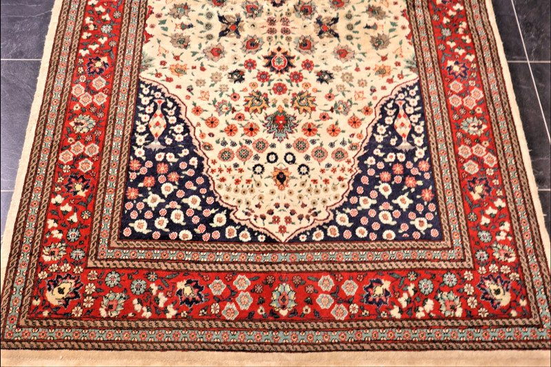 Turkish Hereke Hand-Knotted Carpet 6'1" x 4'4" (185 x 131 cm) gallery