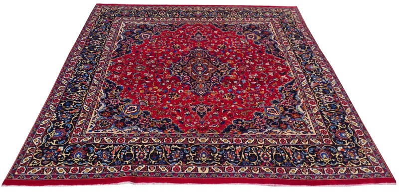 Amazing Hand Knotted Vintage Mashoud Wool Area Rug 10.0 x 9.5 Ft gallery