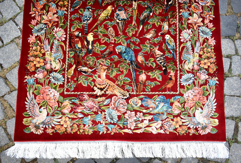 Silk Rug 100 % Bamboo Silk Rug 39'' x 59'' Home Decor Silk Bamboo Wall Rug gallery