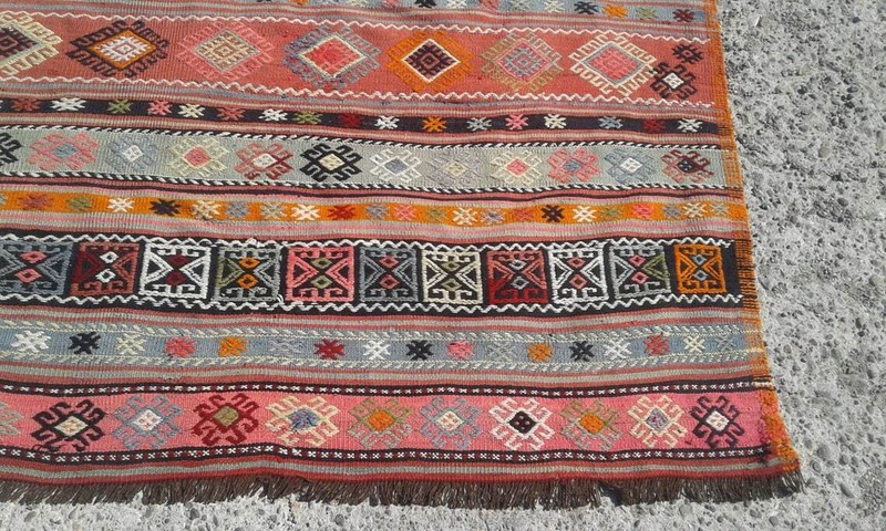 rugs for living room, kelim Teppich, Tapis, Area Kilim Rugs, 5'1"x 6'6" ft, gallery