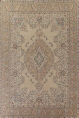 Distressed Traditional Area Rug 10×13 ft Hand-knotted Wool Living Room Carpet