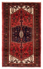 Vintage Traditional Hand-Knotted Area Rug 3’1″ x 5’2″ Oriental Wool Carpet