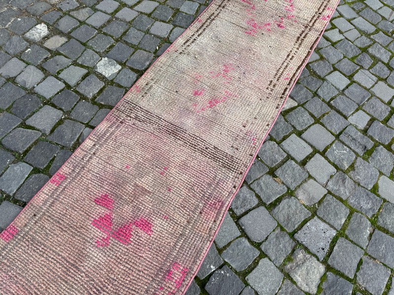 Wool rug, Bohemian rugs, Runner rug, Handmade rug, Turkish rug | 2,0 x 10,3 ft gallery