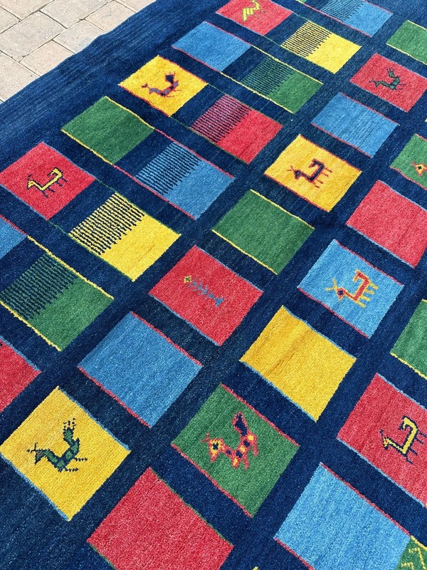 Fine Quality Handmade Nepalese Tibetan Area Rug,Charming Animal Motifs, 8x11 gallery