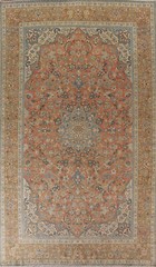 Vintage Floral Najafabad Traditional Area Rug 9×13 Wool Hand-knotted Carpet