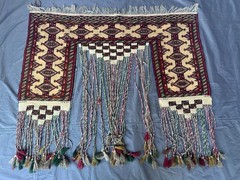 Vintage Afghan Baluchi Jalar Rug Hand Knotted Herati Wall Hanging 2’8×4’2 Tribal