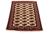 Vintage Tribal Oriental 4’4” x 4’8” Ivory Wool Traditional Hand-Knotted Area Rug gallery
