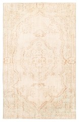 Vintage Hand-Knotted Area Rug 5’6″ x 8’10” Traditional Oriental Wool Carpet