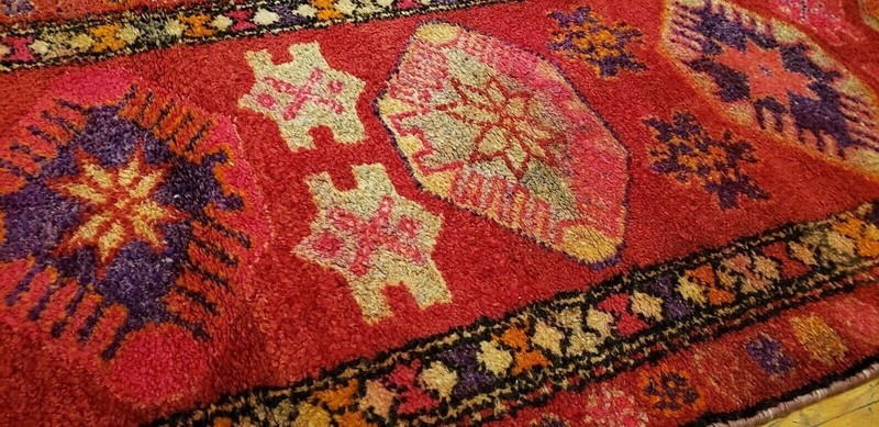 3x12ft Armenian Runner Rug | Runner Rug 3x12ft| Vintage Pink Orange Runner Rug gallery