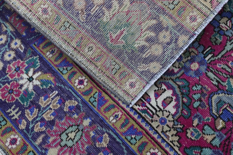 Oriental Small Rug Handmade Foyer Decor Floral Doormat Entryway Carpet 3x3ft gallery