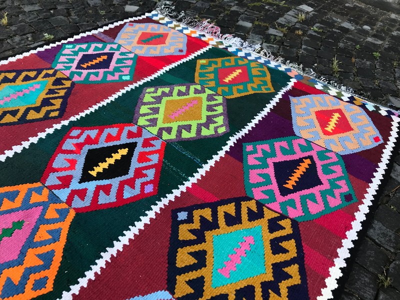 Handmade Rug Turkish Area Rug Vintage Rug Oushak Rug Antique Rug Bohemian Rug gallery