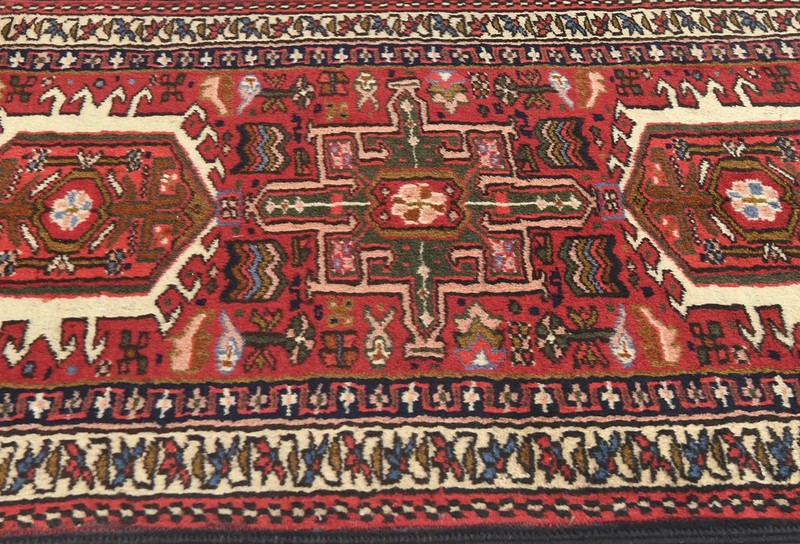 2'4 X 9'5 ft Vintage Handmade Oriental Runner Rug Tribal Geometric Carpet gallery