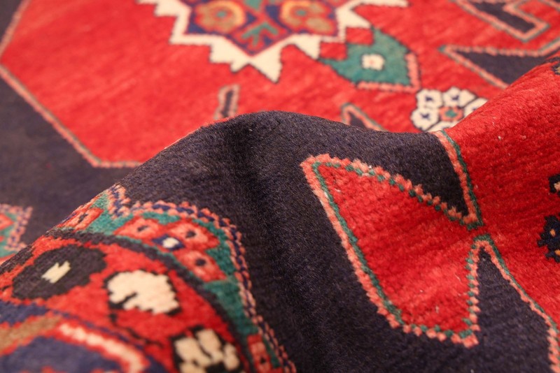 3'4" x 9'7" Vintage Hand-knotted Runner Rug Traditional Oriental Wool Carpet gallery