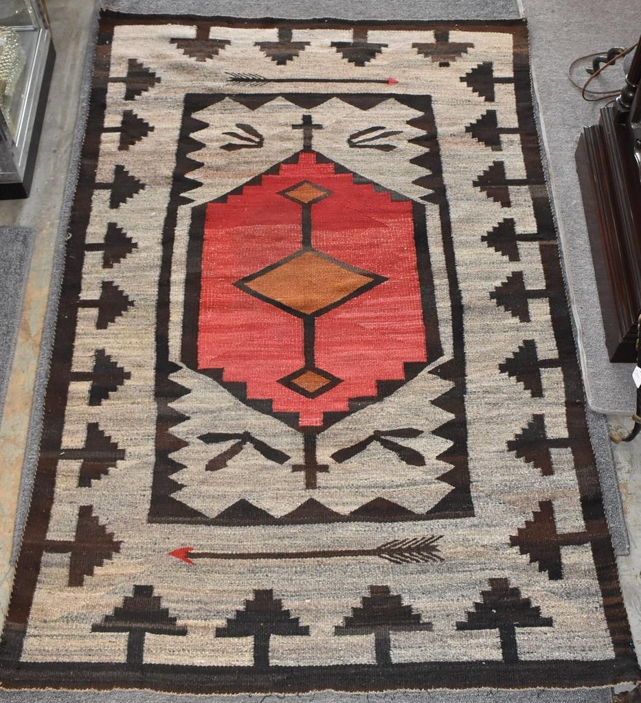 Native American Navajo Handwoven Rug gallery